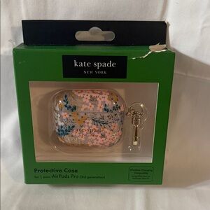 Kate Spade New York protective case AirPods Pro 3rd generation Case floral rose